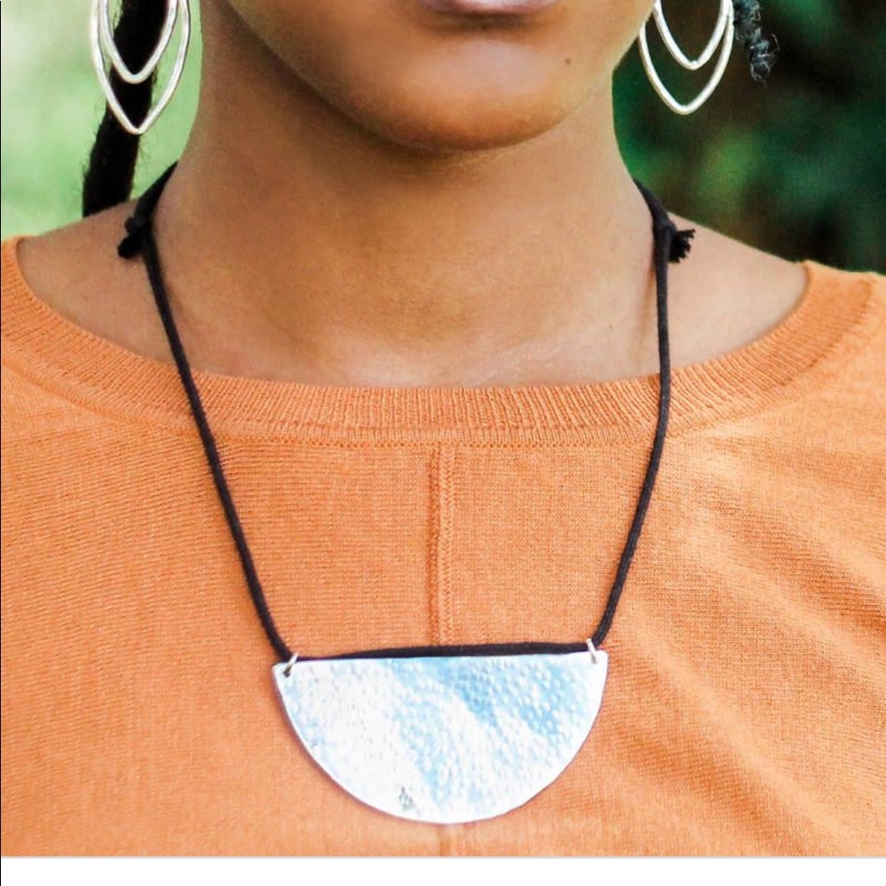 Silver Luna Necklace